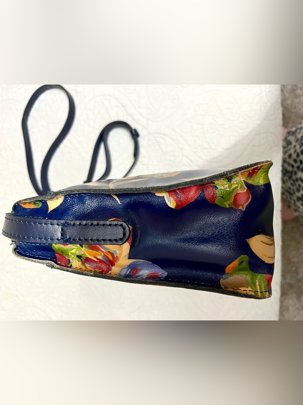 PATRICIA NASH HARPER TOTE “LA FLEUR” CROSSBODY BAG LiKE NEW CONDITION - Picture 6 of 15